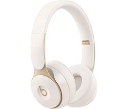 Solo Pro Wireless Bluetooth Noise-Cancelling Headphones - Ivory