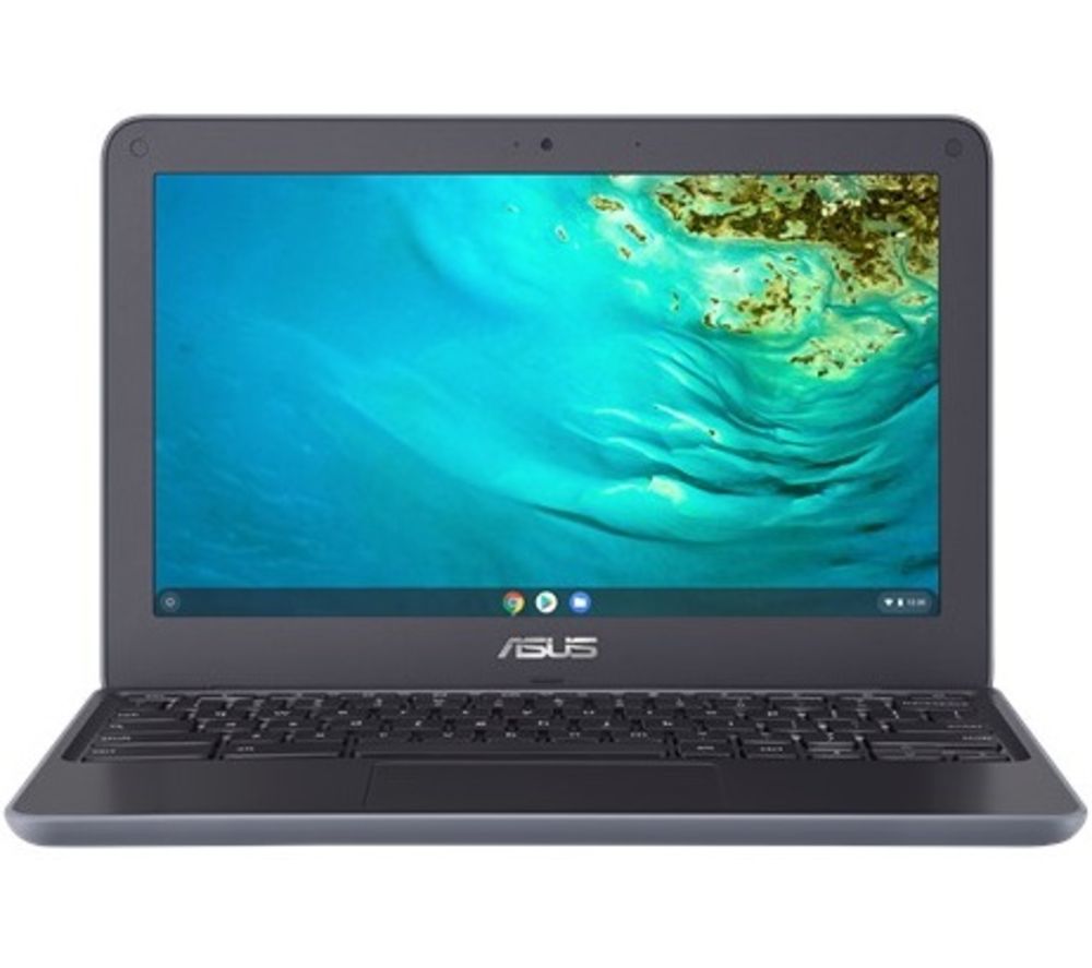 ASUS C202 11.6" Chromebook - 32 GB eMMC, Grey & Black