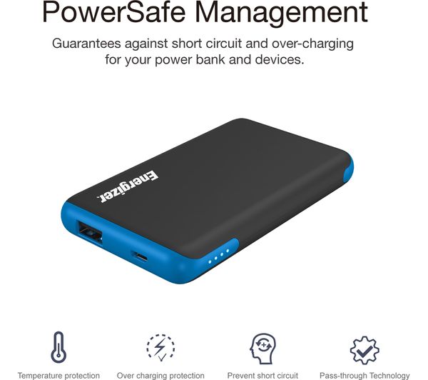 Buy ENERGIZER Ultimate UE5007P Portable Power Bank Black & Blue