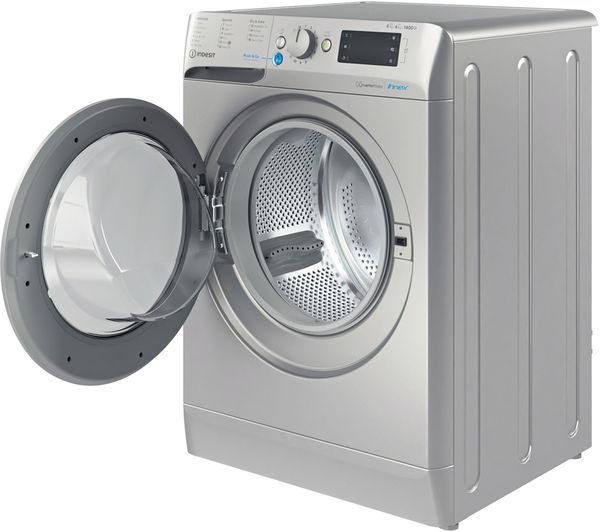 INDESIT Innex BDE 861483X S UK N 8 kg Washer Dryer - Silver ...