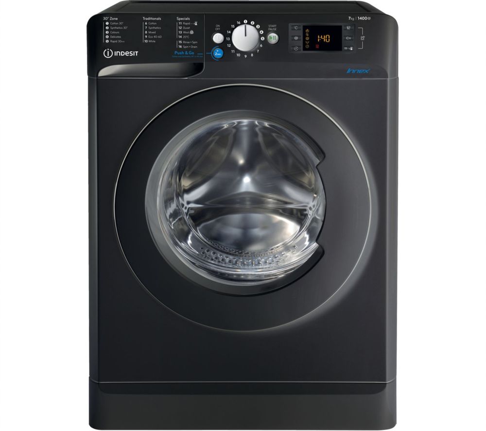 INDESIT Innex BWE 71452K UK N 7 kg 1400 Spin Washing Machine - Black