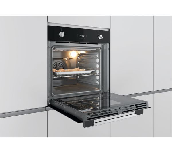 33703182 HOOVER HOVEN 300 HOC3T3258BI Electric Oven Black Currys