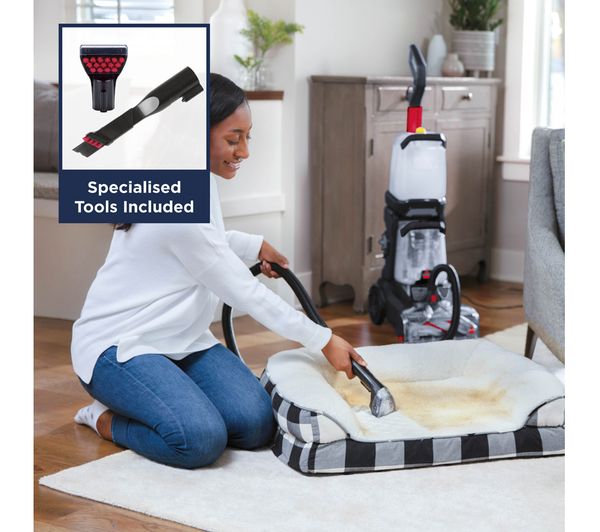 3112E BISSELL PowerClean 2X 3112E Upright Carpet Cleaner Grey & Red