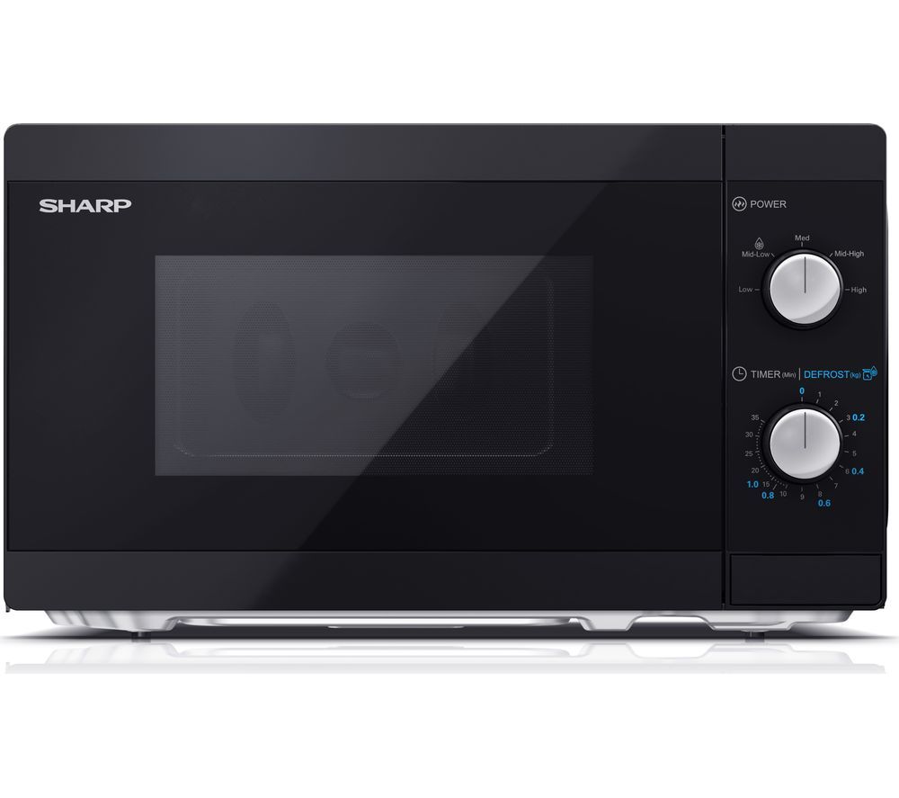 SHARP YC-MS01U-B Solo Microwave - Black Fast Delivery | Currysie