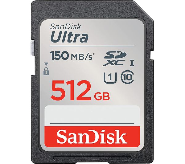 Image of SANDISK Ultra Class 10 SDXC Memory Card - 512 GB