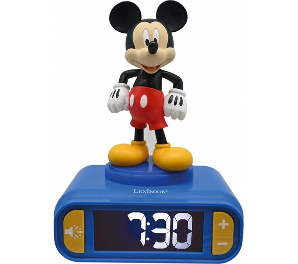 Lexibook Rl800mch Nightlight Alarm Clock Mickey Mouse