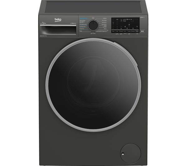 Beko Pro Ultrafast B5d59645ug Bluetooth 9 Kg Washer Dryer Graphite
