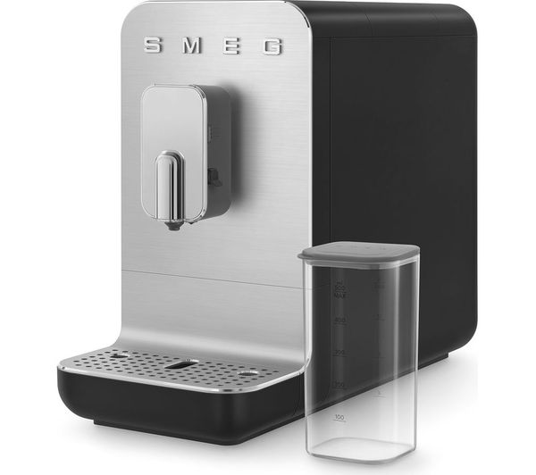 Smeg Bcc13blmuk Bean To Cup Coffee Machine Matte Black