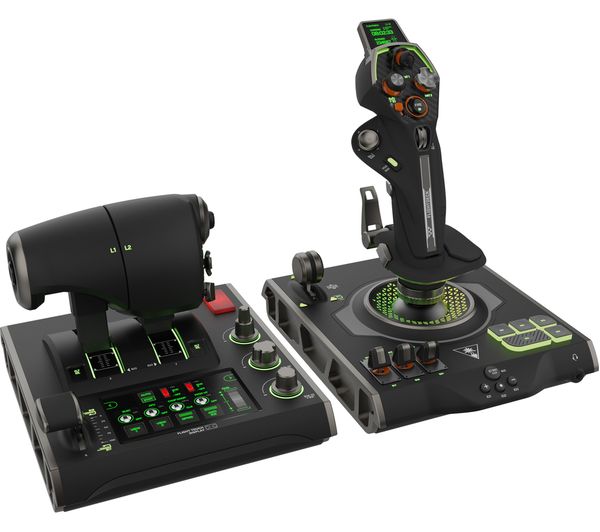 VelocityOne Flightdeck HOTAS Simulation System Joystick & Throttle - Black