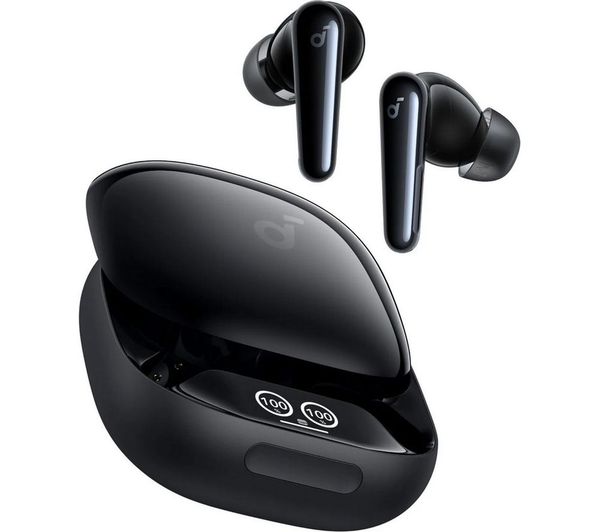 SOUNDCORE Liberty 4 Pro Wireless Bluetooth Noise-Cancelling Earbuds - Black