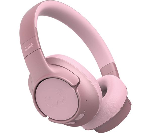 Fresh N Rebel Clam Core Wireless Bluetooth Headphones Pastel Pink