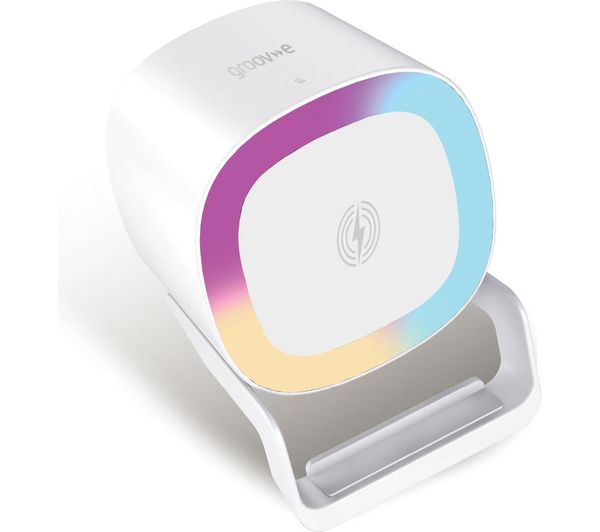 Groov E Iris Wireless Charging Pad With Bluetooth Speaker