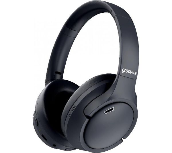 Groov E Harmony Wireless Bluetooth Noise Cancelling Headphones Black