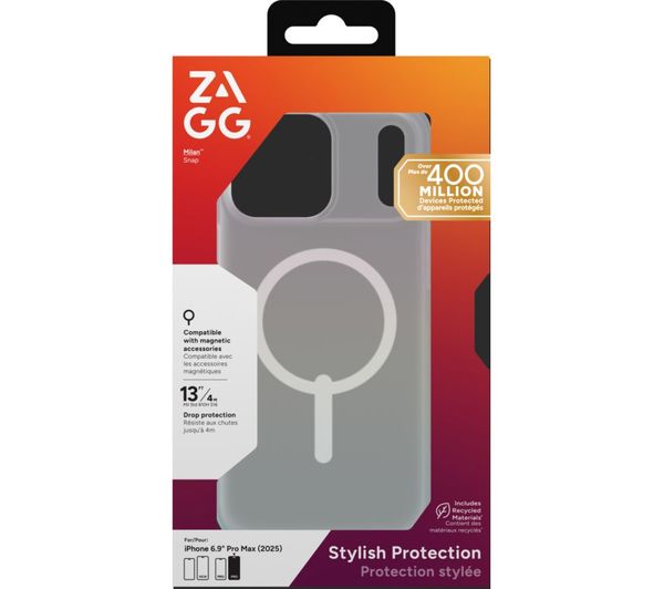 ZAGG Milan Snap iPhone 17 Pro Max Case - Iridescent