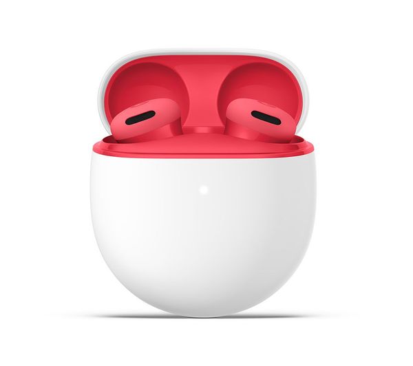 An image of GOOGLE Pixel Buds 2a Wireless Bluetooth Noise-Cancelling Earbuds - Strawberry