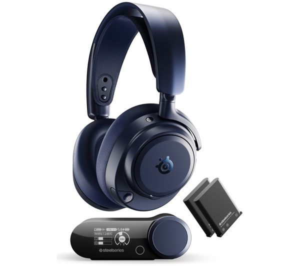 An image of STEELSERIES Arctis Nova Pro Omni Wireless 7.1 Gaming Headset for PC & PlayStation - Midnight Blue