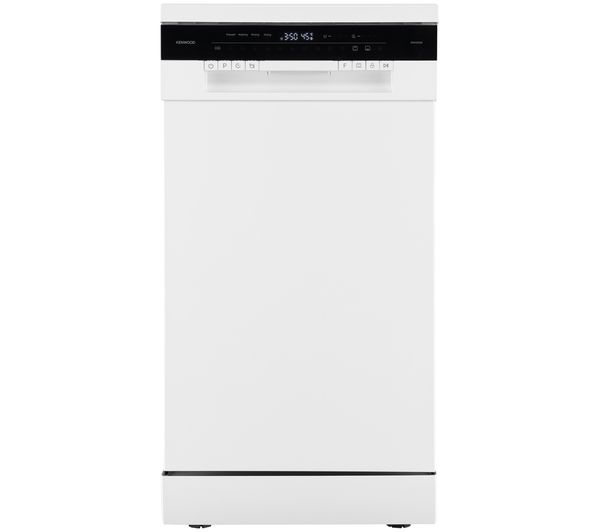 An image of KENWOOD KDW45W26 Slimline Dishwasher - White