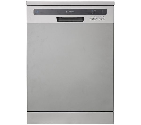 An image of INDESIT Push&Go IN2FE13CNO7SUK Full-size Dishwasher - Silver