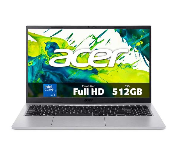 An image of ACER Aspire Go 15 15.6" Laptop - Intel® Core™ 5, 512 GB SSD, Silver