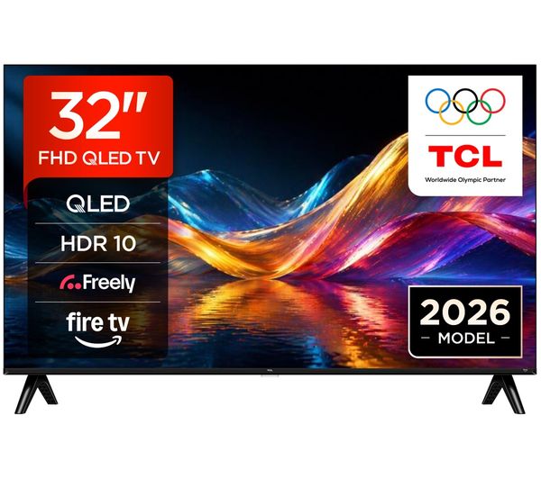 An image of TCL V5D 32" QLED Full HD HDR Smart Fire TV with Freely 2026 - 32V5D-UK