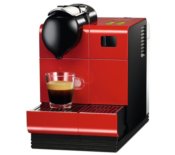 Nespresso Lattissima+ Coffee Machine by De'Longhi - Red.