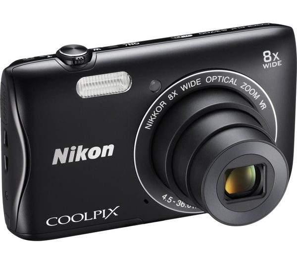 VNA821E1 - NIKON COOLPIX S3700 Compact Camera - Black - Currys