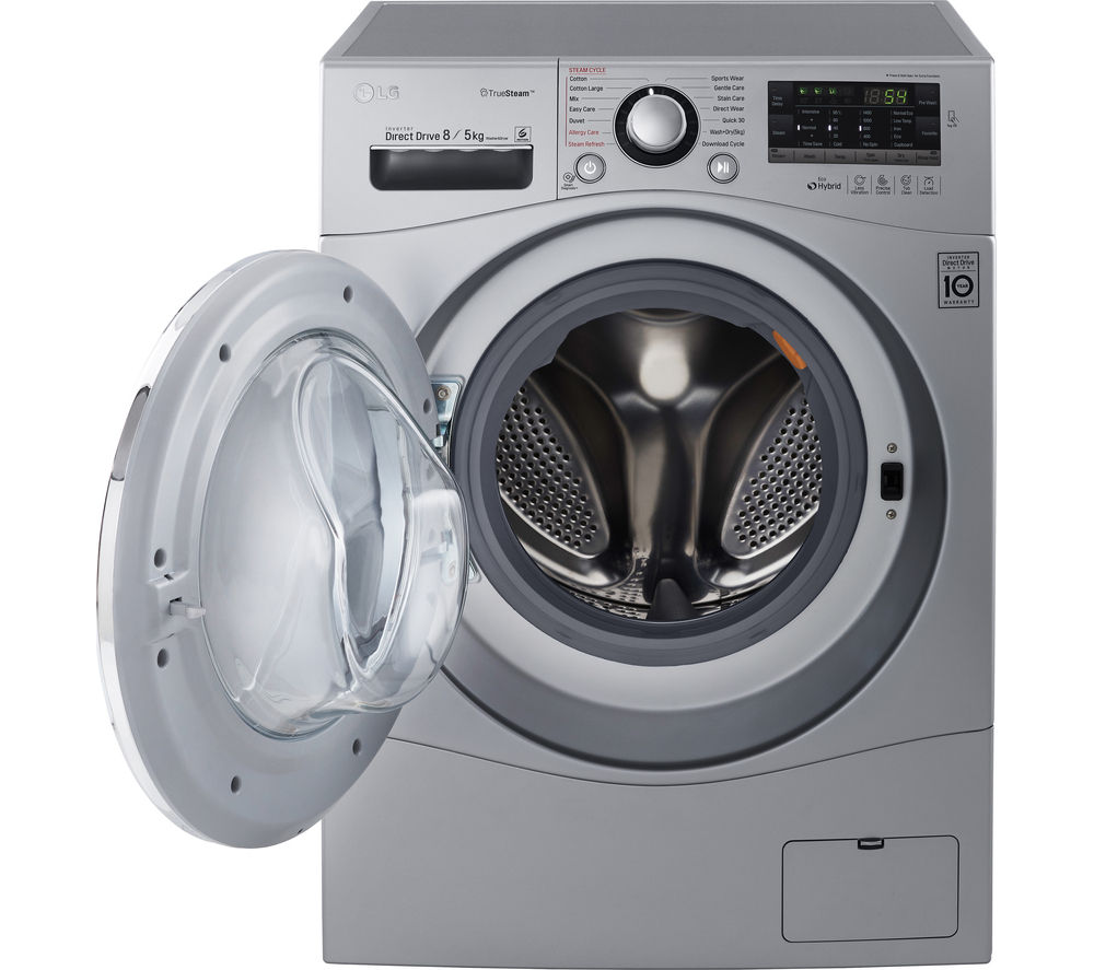 Buy LG FH4A8TDH4N Washer Dryer Silver Free Delivery 