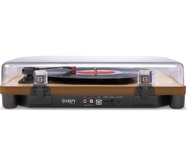 AIRLPWDXUK ION Air LP Belt Drive Bluetooth Turntable Wood Currys