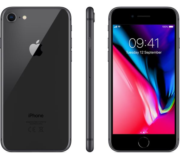 APPLE iPhone 8 - 256 GB, Space Grey Deals | PC World