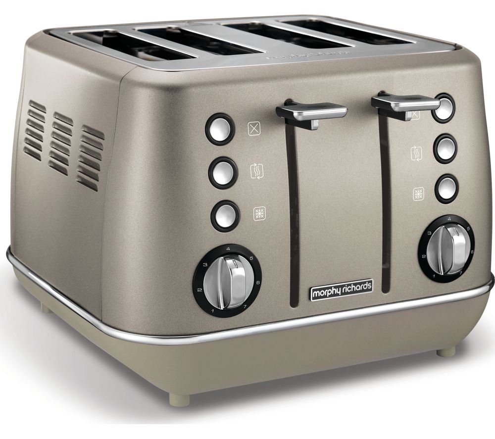 Evoke Premium 4-Slice Toaster - Platinum