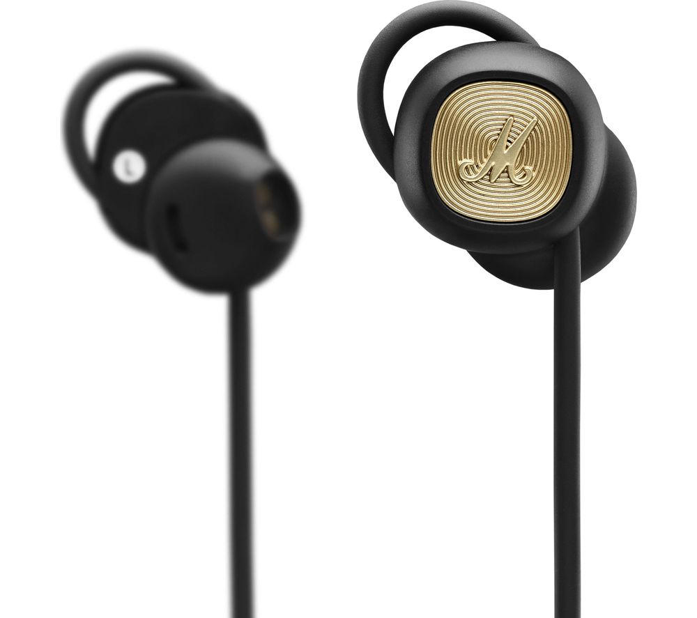 Marshall Minor II Wireless Bluetooth Headphones – Black, Black