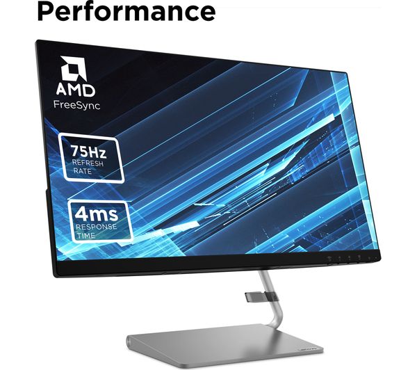 Buy LENOVO Q24i10 Full HD 23.8" IPS LCD Monitor Black Free