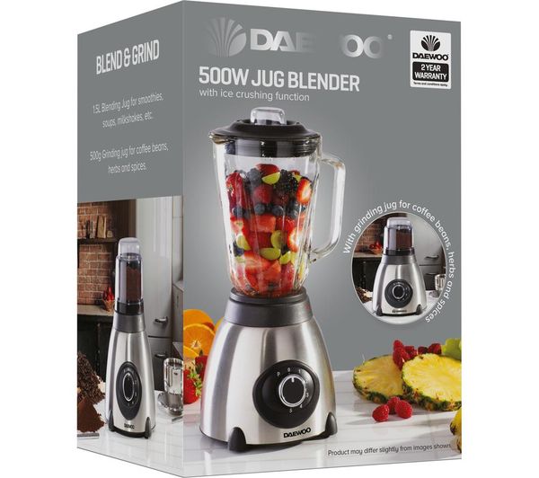 Buy DAEWOO SDA1561 Blender Black & Silver Free Delivery Currys