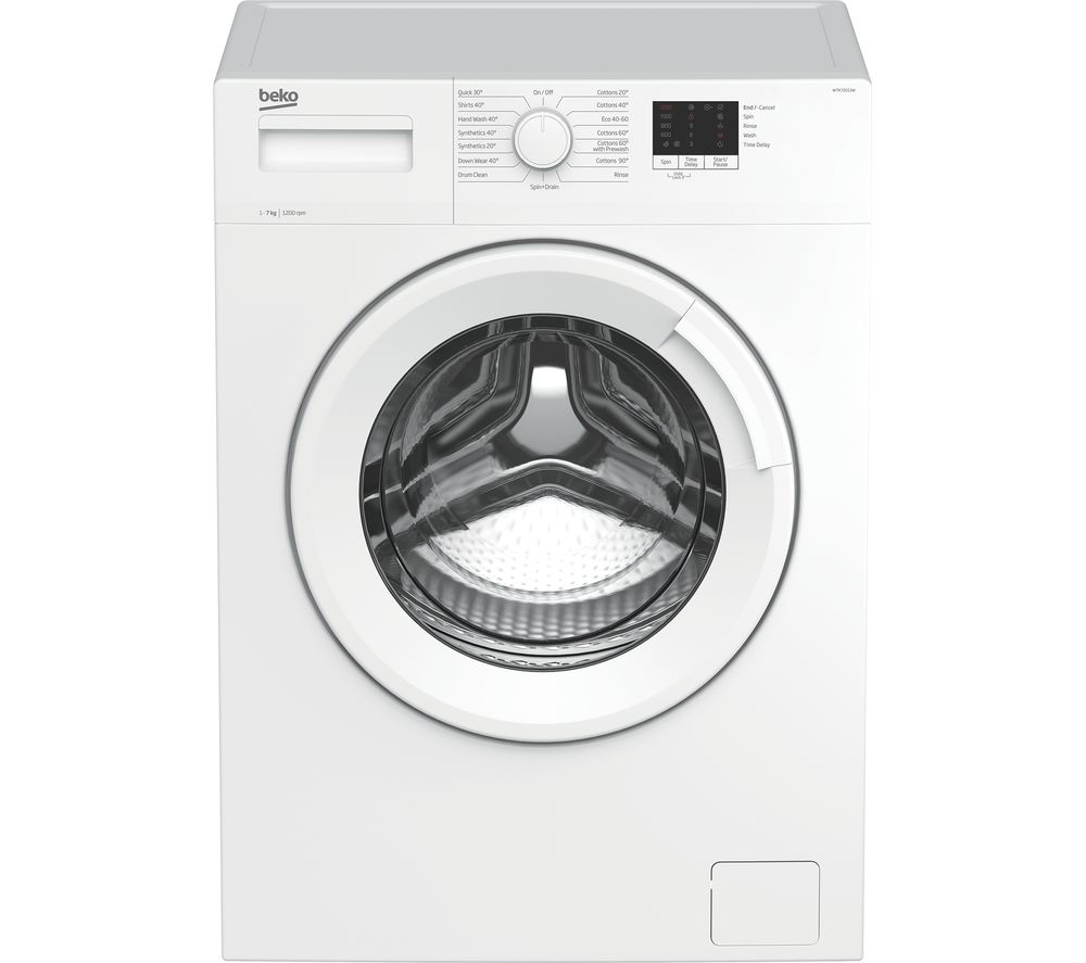 BEKO WTK72011W 7 kg 1200 Spin Washing Machine - White, White