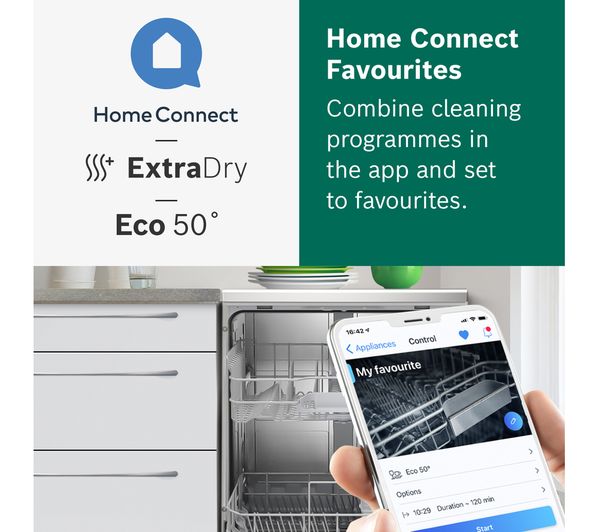 SPS2IKW04G BOSCH Series 2 SPS2IKW04G Slimline WiFienabled Dishwasher