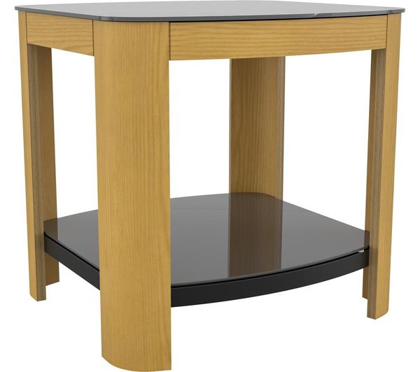 Avf Affinity 500 Ft50affo Side Table Oak Black Glass