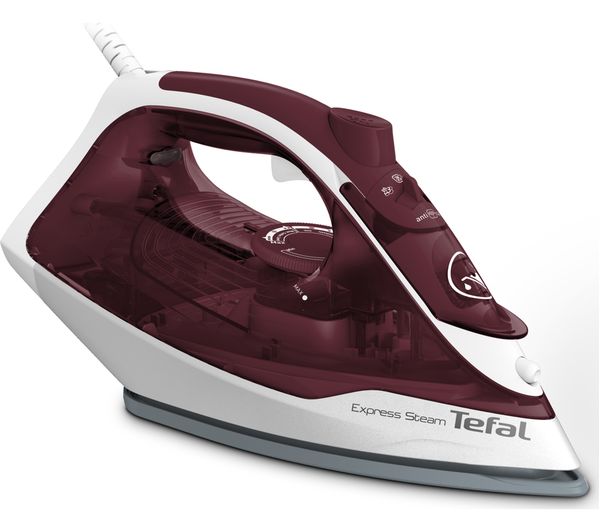 Tefal Express Steam Fv2869 Steam Iron White Red