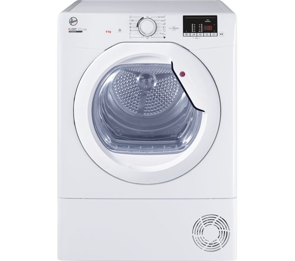 Image of HOOVER H-Dry 300 HLE C9DG NFC 9 kg Condenser Tumble Dryer - White