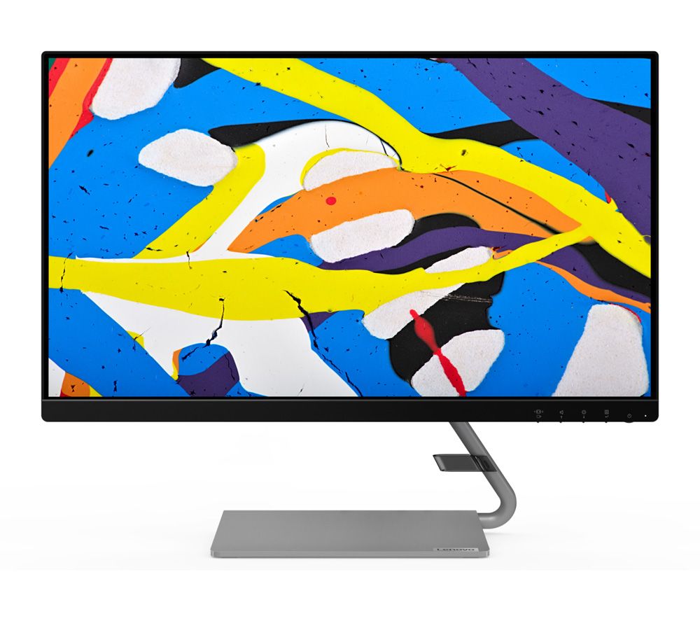 LENOVO Q24i1L Full HD 23.8" IPS LCD Monitor Black & Grey Fast
