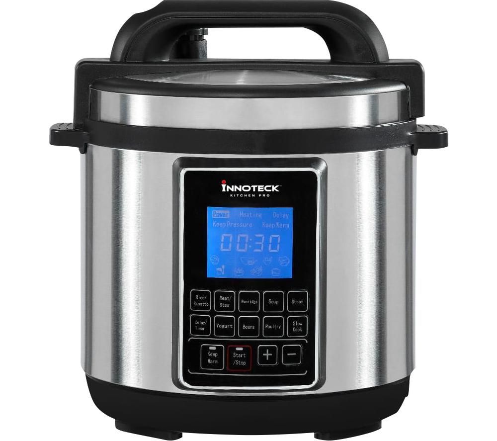 INNOTECK Kitchen Pro DS-5959 Multi-Function Pressure Cooker - Brushed Steel