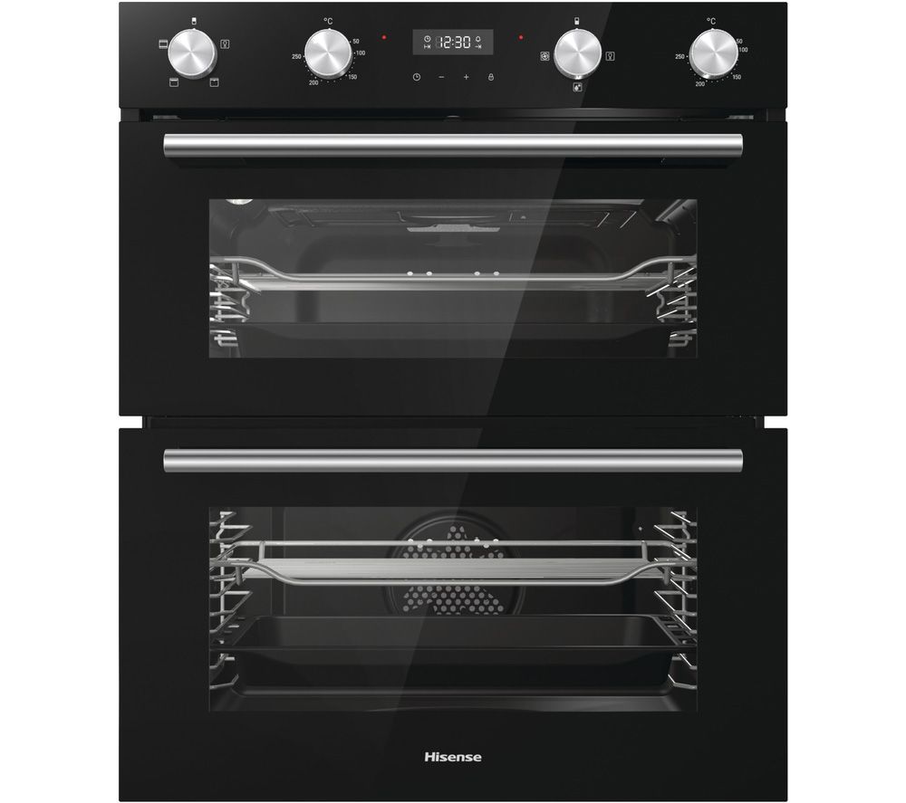 BID75211BGUK Electric Built-under Double Oven - Black