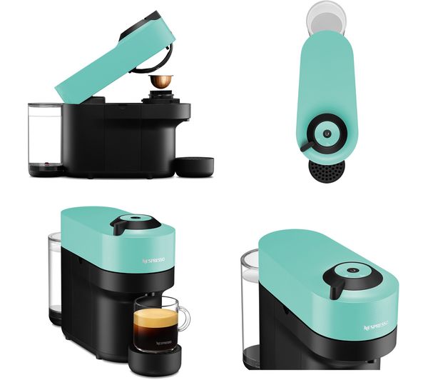 NESPRESSO by Krups Vertuo Pop XN920440 Smart Coffee Machine - Aqua
