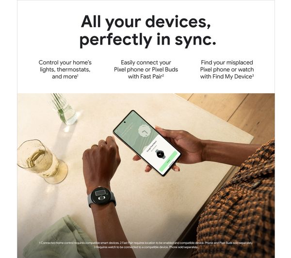 GOOGLE Pixel Watch WiFi with Google Assistant - Silver GOOGLE Pixel Watch WiFi with Google Assistant - Silver