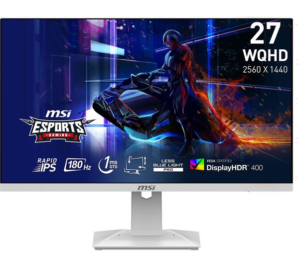 Msi Mag 274qrfw Quad Hd 27 Ips Lcd Gaming Monitor White