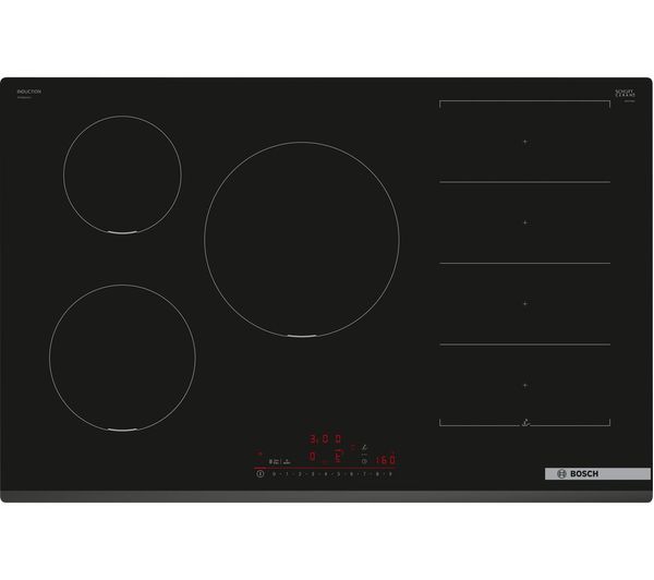 Bosch Series 6 Pxv831hc1e 80 Cm Electric Induction Hob Black