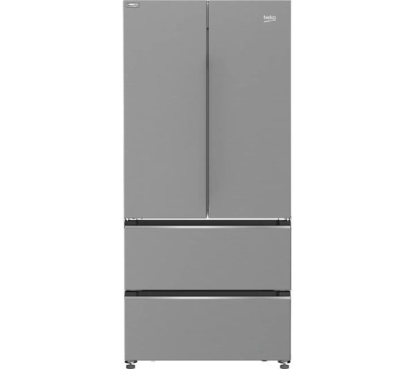 Beko Harvestfresh Aeroflow Gne4543vpx Fridge Freezer Stainless