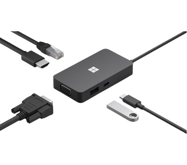 Microsoft Surface Travel 5 Port Usb Type C Connection Hub
