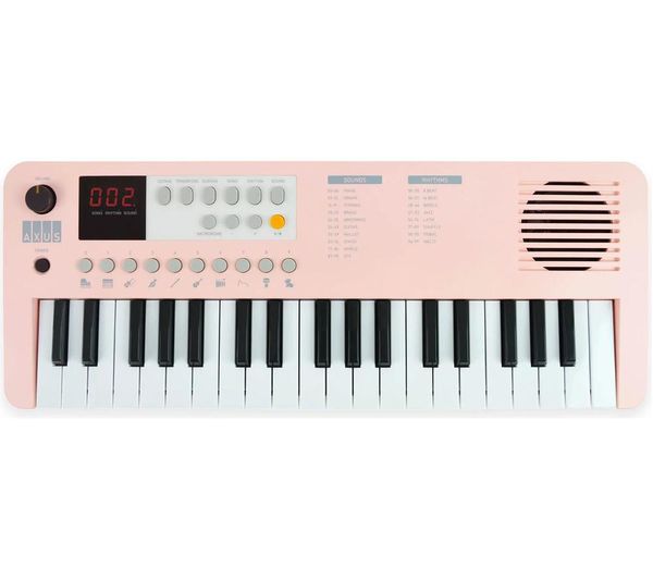 Axus Axmk37pk Electronic Keyboard Pink