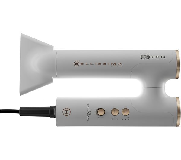 Bellissima Italia Gemini Hair Dryer White Gold