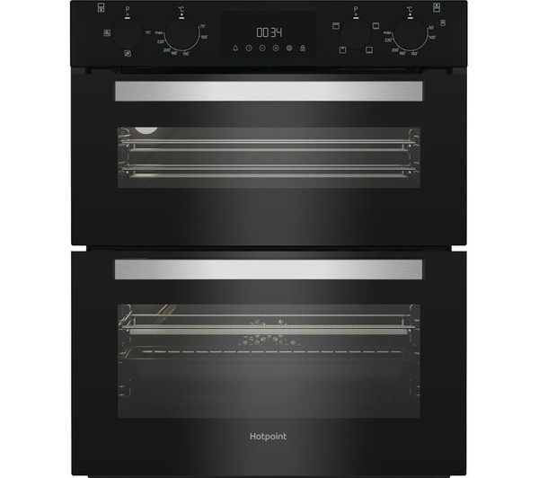 Hotpoint Duh 10d B Electric Built Under Double Oven Black